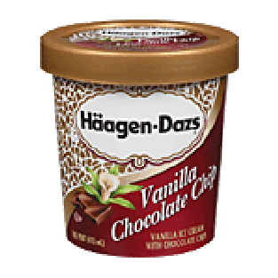 Haagen-Dazs Ice Cream Vanilla Chocolate Chip 14-fl oz