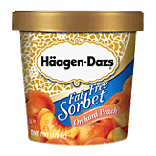 Haagen-Dazs Orchard Peach Sorbet 1-pt