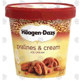 Haagen-Dazs  pralines & cream ice cream 14-fl oz