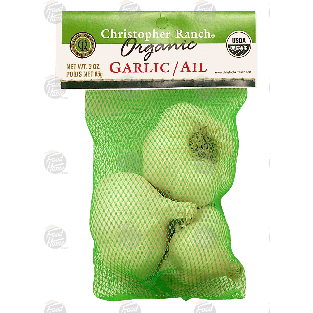 Christopher Ranch Organic garlic /ail  3oz