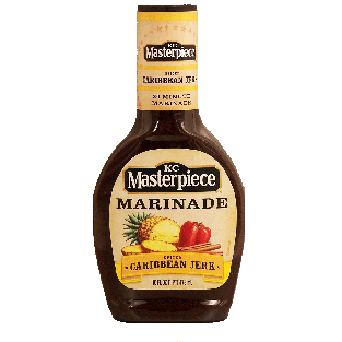 KC Masterpiece 30 Minute Marinade spiced caribbean jerk 16fl oz