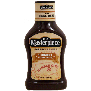 KC Masterpiece  hickory brown sugar bbq sauce 18oz