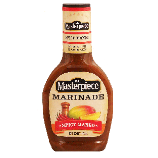 KC Masterpiece 30 Minute Marinade spicy mango marinade 16fl oz