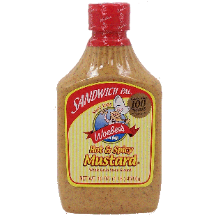 Woeber's Sandwich Pal hot & spicy mustard 16oz