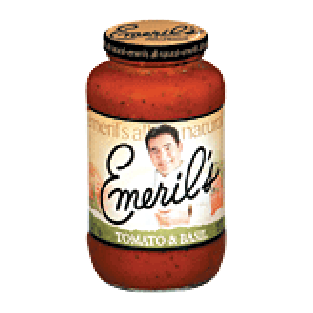 Emeril's  tomato & basil all natural pasta sauce 25oz