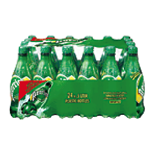 Perrier  sparkling natural mineral water, bottled in France, 1/2-l24pk