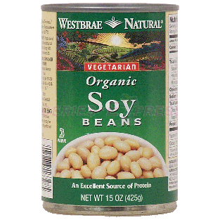 Westbrae Vegetarian high protein organic soy beans 15oz