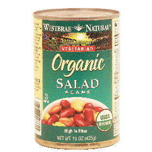 Westbrae Organic salad beans, vegetarian 15oz