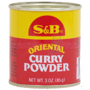 S & B  oriental curry powder dry mix 3oz