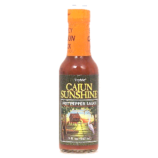 Try Me Cajun Sunshine pepper sauce hot 5fl oz
