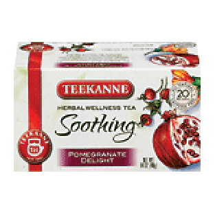 Teekanne Soothing pomegranate delight herbal wellness tea, caffe1.41oz