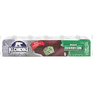 Klondike  mint chocolate chip reduced fat ice cream with dark 24-fl oz