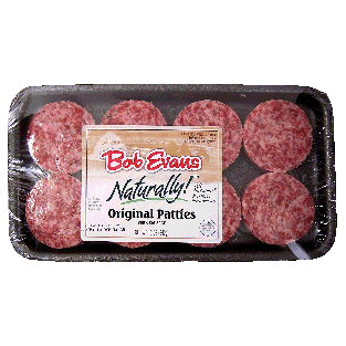 Bob Evans Naturally! original patties, pork sausage 12oz