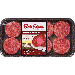 Bob Evans  maple pork sausage patties, 8-count 12oz