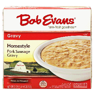 Bob Evans  homestyle pork sausage gravy, 2 pouches 20oz
