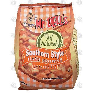 Mr. Dell's  southern style hash browns, diced potatoes 32-oz