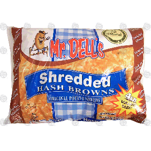 Mr. Dell's  shredded hash browns, original potato shreds 64-oz