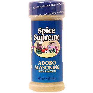 Spice Supreme  adobo seasoning with pimento 7oz