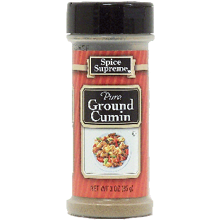 Spice Supreme  cumin, pure ground 3oz