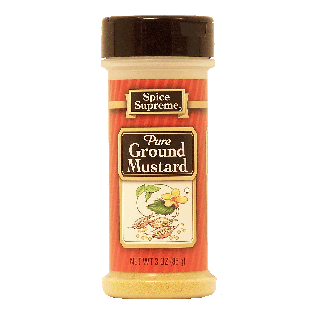 Spice Supreme  mustard, pure ground 3oz