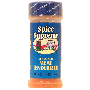 Spice Supreme  meat tenderizer, seasoned  5.75oz