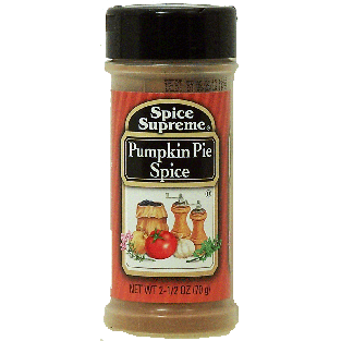 Spice Supreme  Pumpkin Pie Spice 2.5oz