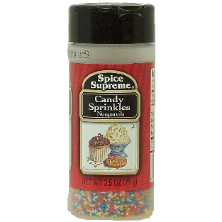 Spice Supreme  candy sprinkles nonpareils 2.5oz