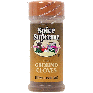 Spice Supreme  cloves, pure ground  1.25oz