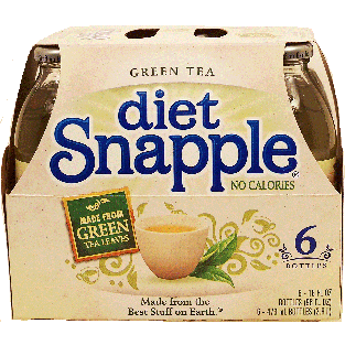 Snapple  diet Green Tea, no calories, 16-fl. oz. 6pk