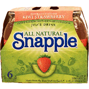 Snapple All Natural kiwi strawberry juice drink, 16-fl. oz. 6pk