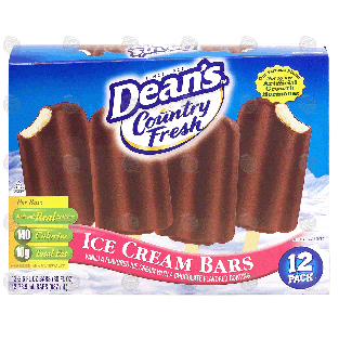 Dean's Country Fresh ice cream bars; vanilla flavored ice crea30-fl oz