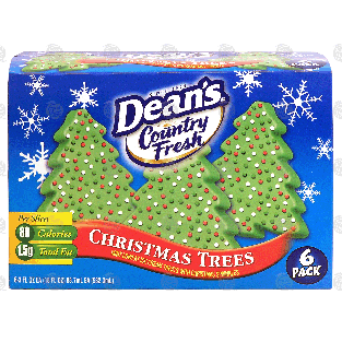 Dean's Country Fresh christmas tree; mint lowfat ice cream tre18-fl oz