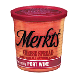 Merkts Cheese Spread Port Wine Cold Pack  14oz