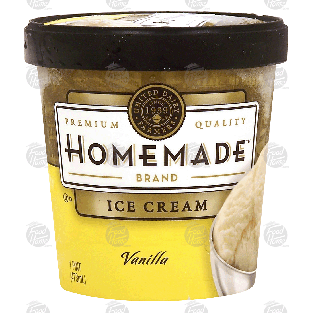 Homemade  vanilla ice cream 1-pt