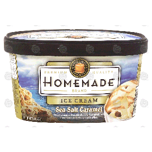 Homemade  sea salt caramel ice cream 1.5-qt
