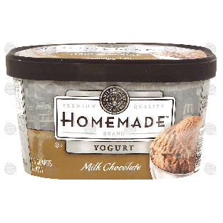 Homemade  milk chocolate frozen yogurt 1.5-qt