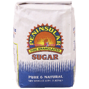 Peninsular  granulated sugar, pure & natural 4lb