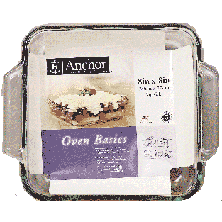 Anchor  8in x 8in glass baking dish  1ct