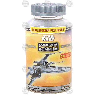 Nature Smart Star Wars complete multivitamin gummies, tropical, f 120ct