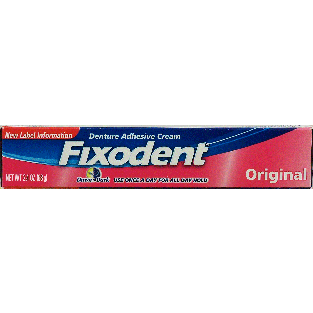 Fixodent  original denture adhesive cream  2.4oz