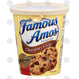 Famous Amos  bite size chocolate chip cookies 2.7oz