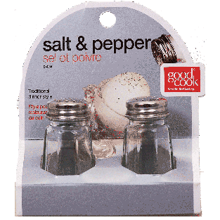 Good Cook  salt & pepper shaker, 2 shakers  2ct