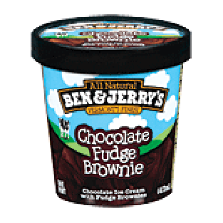 Ben & Jerry's Ice Cream Chocolate Fudge Brownie 1-pt