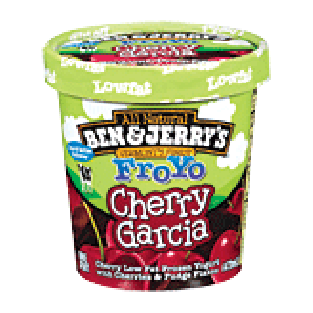 Ben & Jerry's Low Fat Frozen Yogurt Cherry Garcia 1-pt