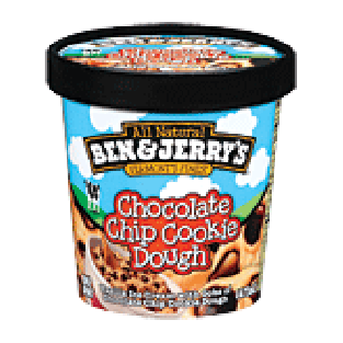 Ben & Jerry's Ice Cream Chocolate Chip Cookie Dough 1-pt