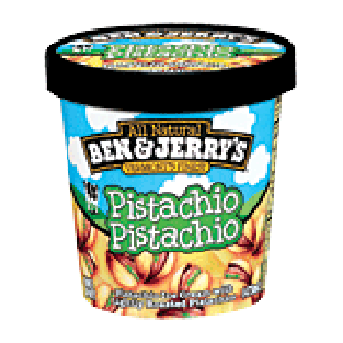 Ben & Jerry's Ice Cream Pistachio Pistachio 1-pt