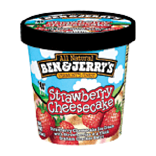 Ben & Jerry's Ice Cream Strawberry Cheesecake 1-pt