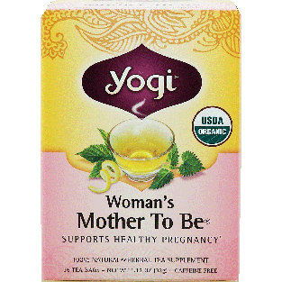 Yogi Woman's Mother To Be herbal tea supplement supports healthy1.12oz
