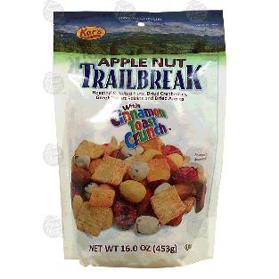 Kar's Trail Break apple nut roasted & salted nuts, cranberries, gr16oz