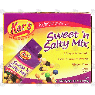 Kar's  sweet 'n salty mix, 8-single serve bags 10oz